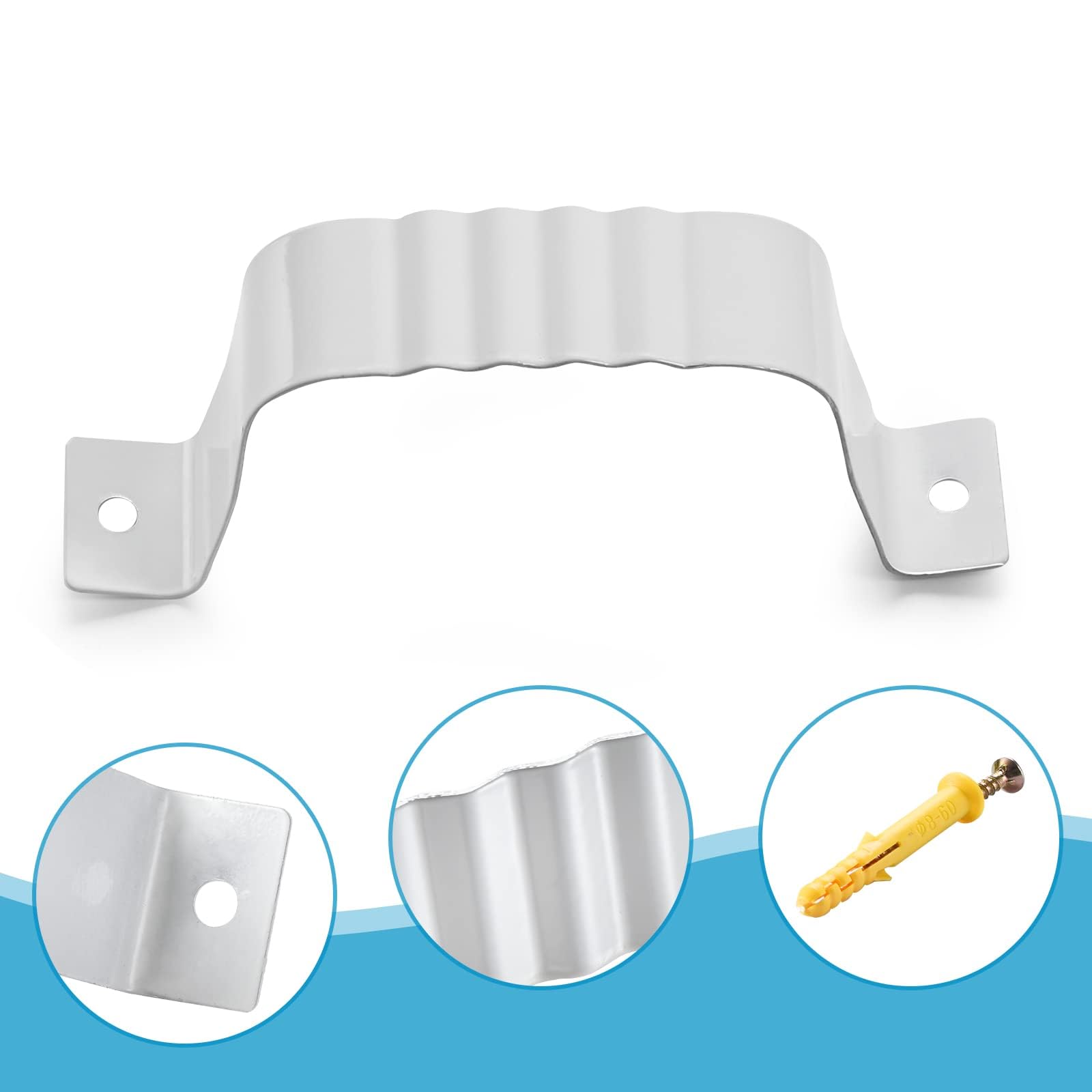 VYH Downspout Adapter Gutter Downspout Strap 2x3