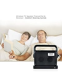 Pyle Wireless TV altavoz   Portable TV SoundBox   TV Audio audiencia asistencia