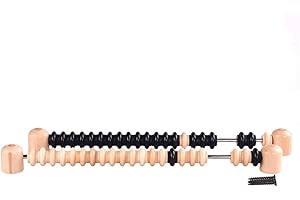 CROWN ME Solid Wood Shuffleboard Scorer-Classic Shuffleboard Table Foosball Score Keeper - Wooden Abacus Style - Mounting Hardware Included