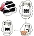 Brapork Liquid Chalk Markers [ Pack of 4 White ] - for Chalkboard Signs, Blackboards, Glass, Windows, Car Doodle