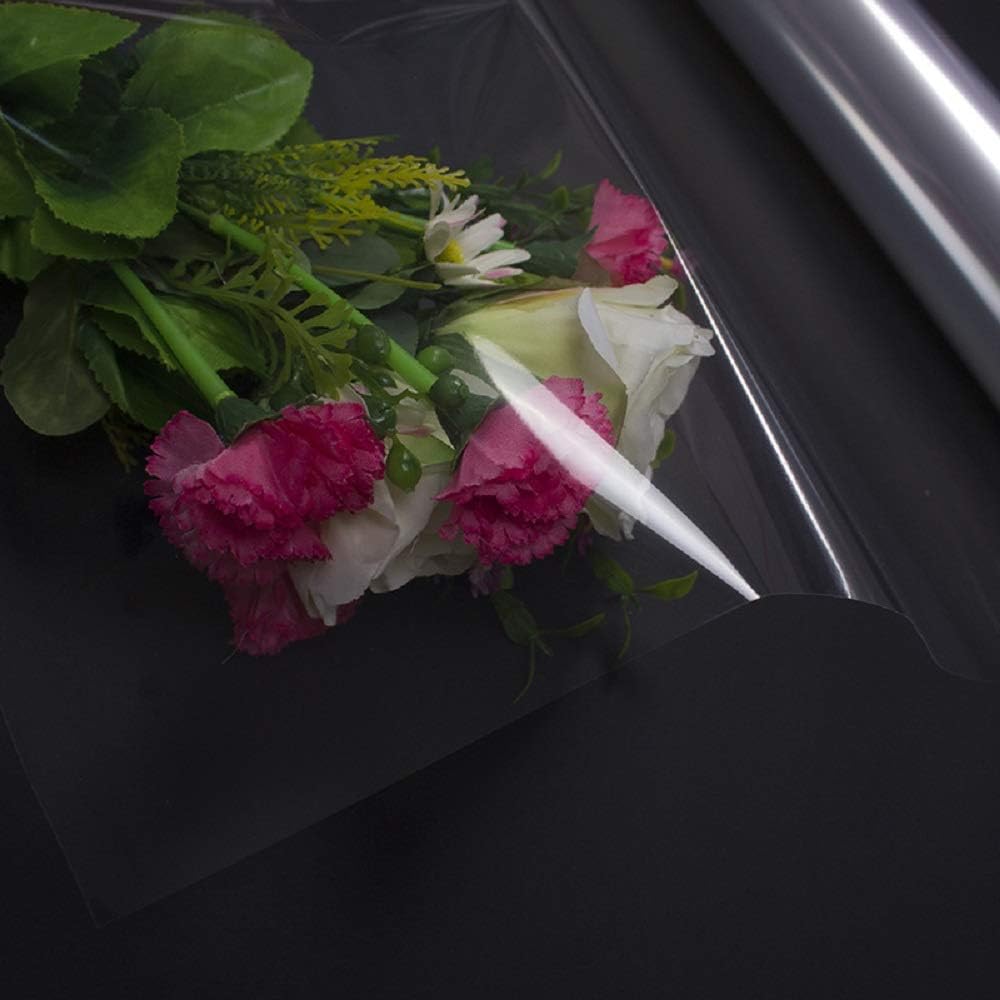 Clear Cellophane Wrap Roll 16" Inch 100' Ft for Gift Baskets Arts and Crafts Flowers Desserts Fruit Treats Wrapping & Decorating: Health & Personal Care