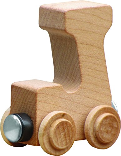 NameTrain Clear Finish Letter Car J - Made in USA