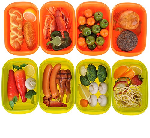 8-PACK Tenby Living Meal Prep Containers with Lids - Stackable Lunch Boxes and Portion Control Food Storage | Leak Resistant, Microwave & Freezer Safe | 30 oz. - Thumbnail 6
