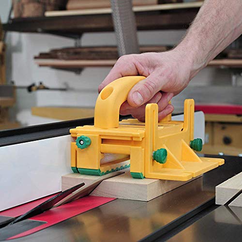 GRR-Ripper, 3D Pushblock, Table Saw Accessories, Router Tables, Band Saws, and Jointers (Yellow)