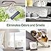 ESR7Gears Natural Bamboo Charcoal Air Purifying Bag- Eco-Friendly, Moisture Absorbent Deodorizer for Homes, Cars, Closets, Bathrooms and Pet Areas. (210g Grey, One-Pack)