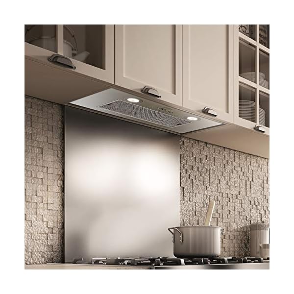 Hotte Aspirante Encastrée Ciarra 52 Cm - 300 M³/h, 3 Vitesses, LED, Noir - CBCB5913A