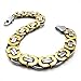 KONOV Jewelry Stainless Steel Men's Bracelet, 8.6 Inches