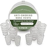 Calily Health Anti-Snoring Nose Vents -Instant and Natural Snore Relief - Pack of 4 / Stop Snoring Aid Solution - Natural, Fast and Simple