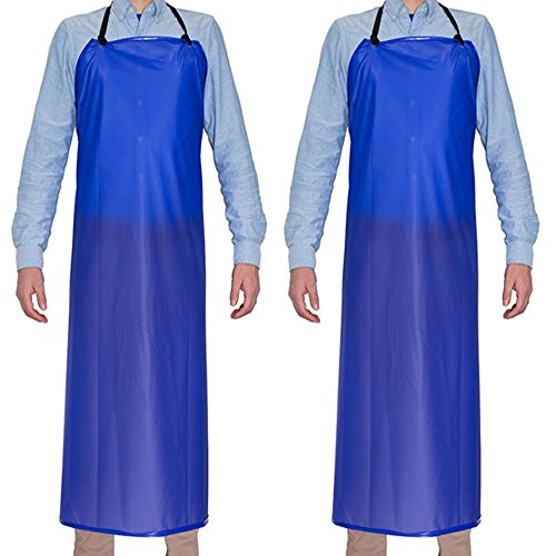 Two-Pack Multipurpose Vinyl Waterproof Aprons By Tool Shop - Durable, Reusable and EcoFriendly