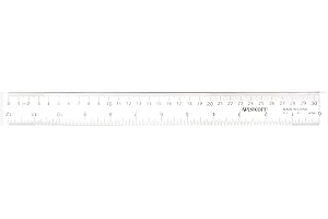 Westcott 12-Inch Acrylic Ruler (20020)