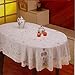 Crochet Vinyl Tablecloth (60" x 90" Oval)