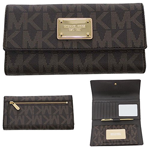 michael kors checkbook wallet brown small jet bag Marwood VeneerMarwood Veneer