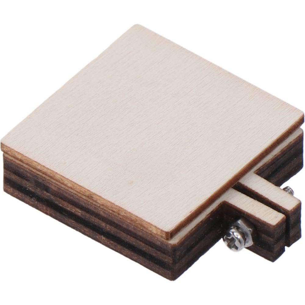 YYlingx 10Pcs Square Mini Embroidery Hoops, Wooden Tiny Cross Stitch Hoops for Art Crafts, Jewelry, Keychain