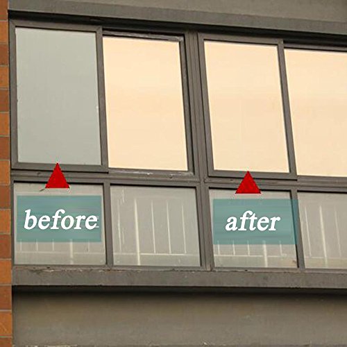 image for HOHO] One Way Mirror Film Reflective Solar Tint Anti-UV Home Building 