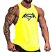TECOFFER MEN'S GYM MUSCLE SLEEVELESS SHIRT TANK TOP M,L,XL,XXL SIZES