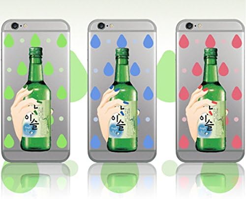 Amazon Co Jp 3色のオシャレ愛らしくかわいい壁紙韓国の有名な伝統焼酎と水滴レタリングラブリークリアデザインパターンiphone Galaxy透明シリコンゼリーtpuスマホケース Ba 3 75 Galaxy S10plus G975 3 Red 並行輸入品 家電 カメラ