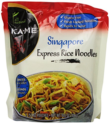 Ka-Me Express Rice Noodles, Singapore, 10.6 Ounce (Pack of 6)