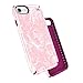 Speck 79990-5945 Presidio Inked Cell Phone Case for iPhone 7 - Fresh Floral Rose/Magenta Pink