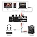 Karaoke Mixer Fifine Digital Audio Sound Echo Mixer For Dual Mic Inputs With Cable,for TV PC smart phone (Black)