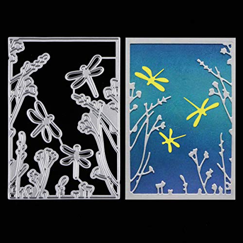 Metal Cutting Dies Stencils, MikiMiqi Criss-Cross Metal Flydragon Embossing Scrapbooking Dies Cuts Handmade Stencils Template Embossing for Card Scrapbooking Craft Paper Decor (Flydragon)