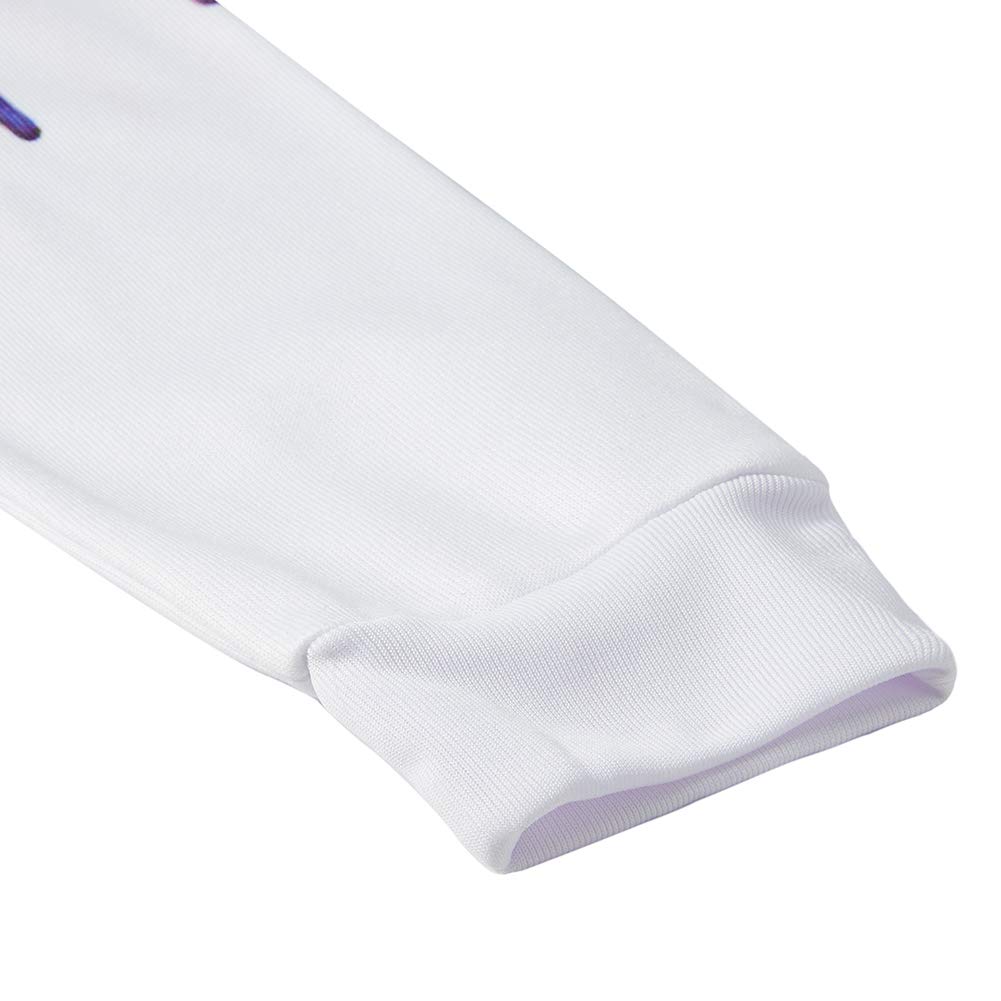 RAISEVERN Unisex Teen Girls Boys 3D Divertida Pintura Blanca impresión Manga Larga Sudaderas con Capucha Bolsillo Estudiante Sudaderas con Capucha Prendas de Vestir Exteriores 13-14T (X-Large)