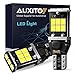 AUXITO 912 921 LED Backup Light Bulbs High Power 2835 15-SMD Chipsets Error Free T15 906 W16W for Back Up Lights Reverse Lights, 6000K White (Upgraded, Pack of 2) primary