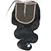 Beata Hair Brazilian Lace Closure Body Wave 12inch Middle Part Human Hair Closure Bleached Knots with Baby Hair