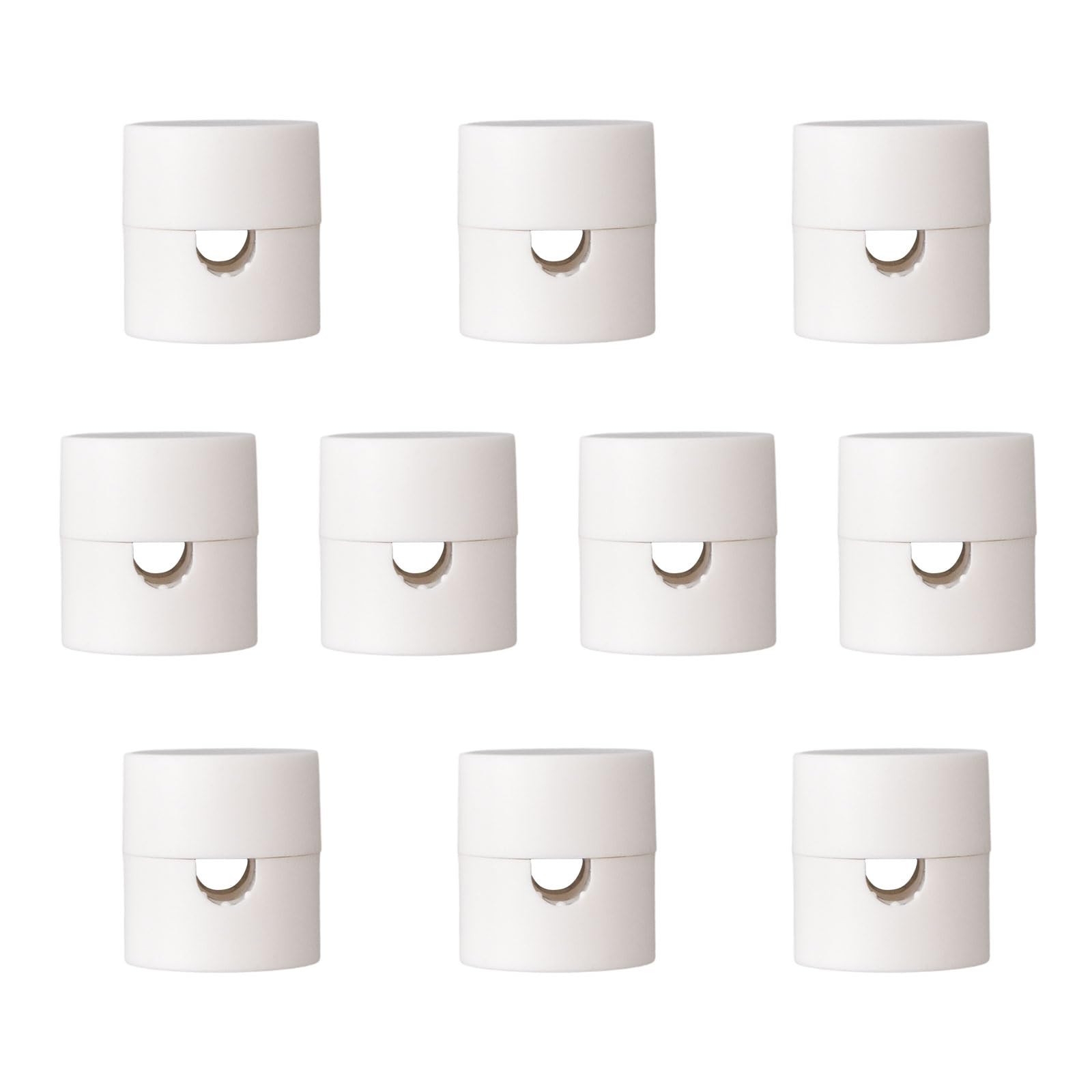 INCREWAY Swag Hook for Chandelier Ceiling Lights Cable, 10PCS Lamp Hook for Fabric Electrical Cord Cable Hanging Pendant Lighting Fixtures, White