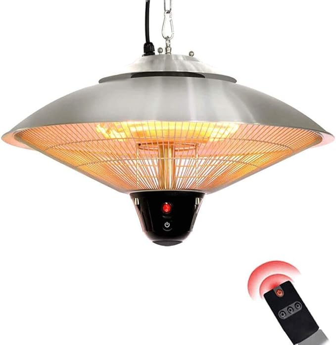 Electric Hanging Ceiling Patio Heater,2KW Infrared Space Heaters with