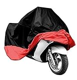 HomeLife Elements XXL & Lockholes All Season Black Waterproof Sun Motorcycle Cover Waterproof UV Protection Heat, - Moisture Guard Vent Sportbike