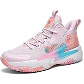 KIUSMETY Womens Mens Basketball Shoes Lightweight Fashion Breathable Comfortable Non Slip Sport Indoor Outdoor Sneakers for Unisex