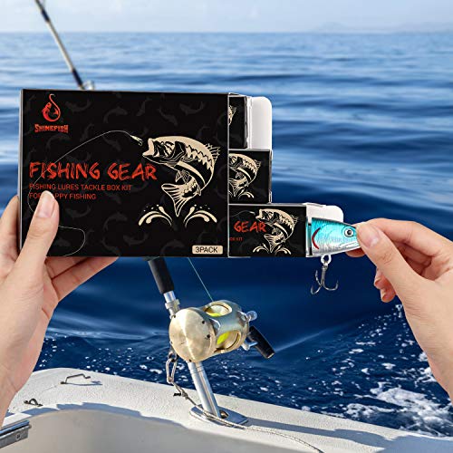 SHINEFISH Fishing Lures Multi Jointed Swim baits Slow Sinking bass