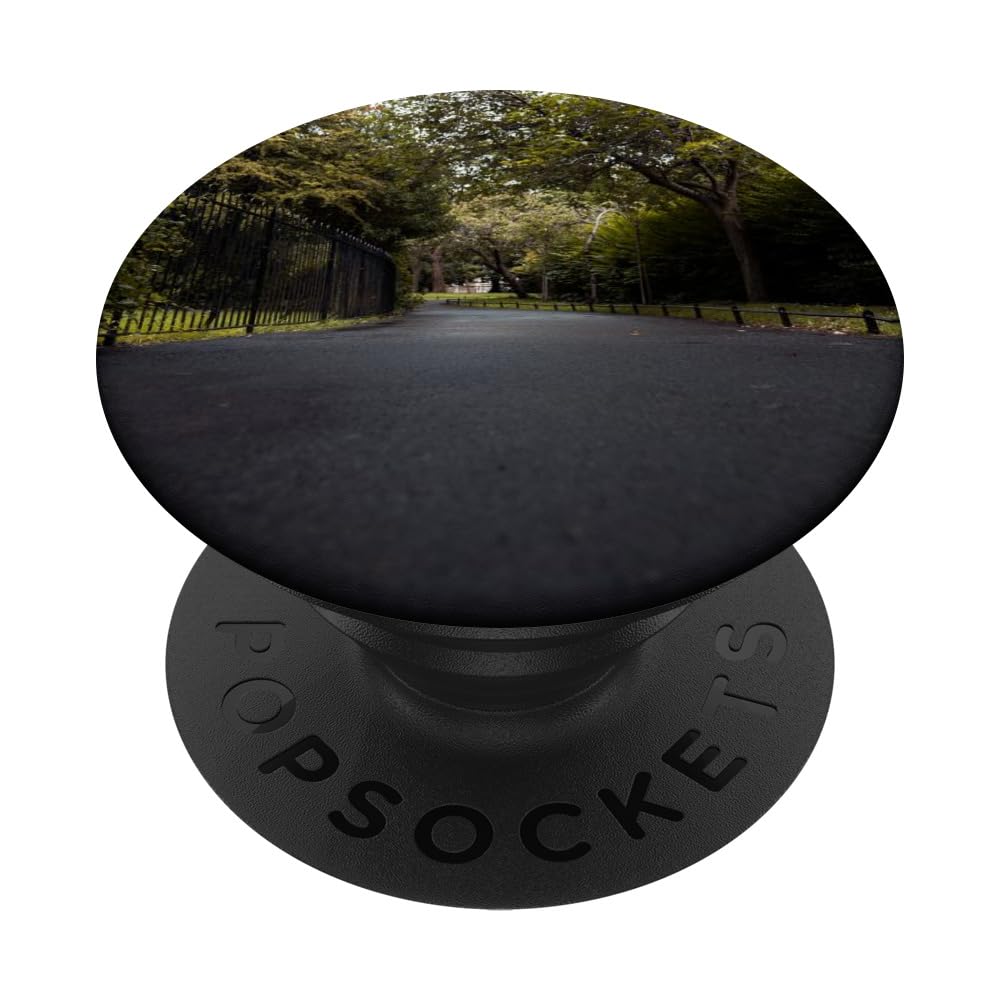 Grey Asphalt Road PopSockets Swappable PopGrip