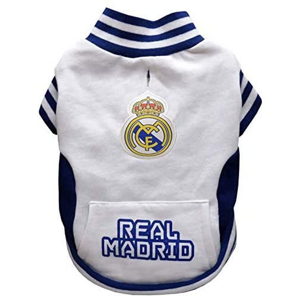 CYP BRANDS Real Madrid SU-01L-RM Dog Sweatshirt, Size L