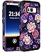 Hocase Galaxy S8 Case, Heavy Duty Protection Shock Absorbing Silicone Rubber Bumper+Hard Plastic Shell Hybrid Dual Layer Protective Case for Samsung Galaxy S8 (SM-G950U) 5.8