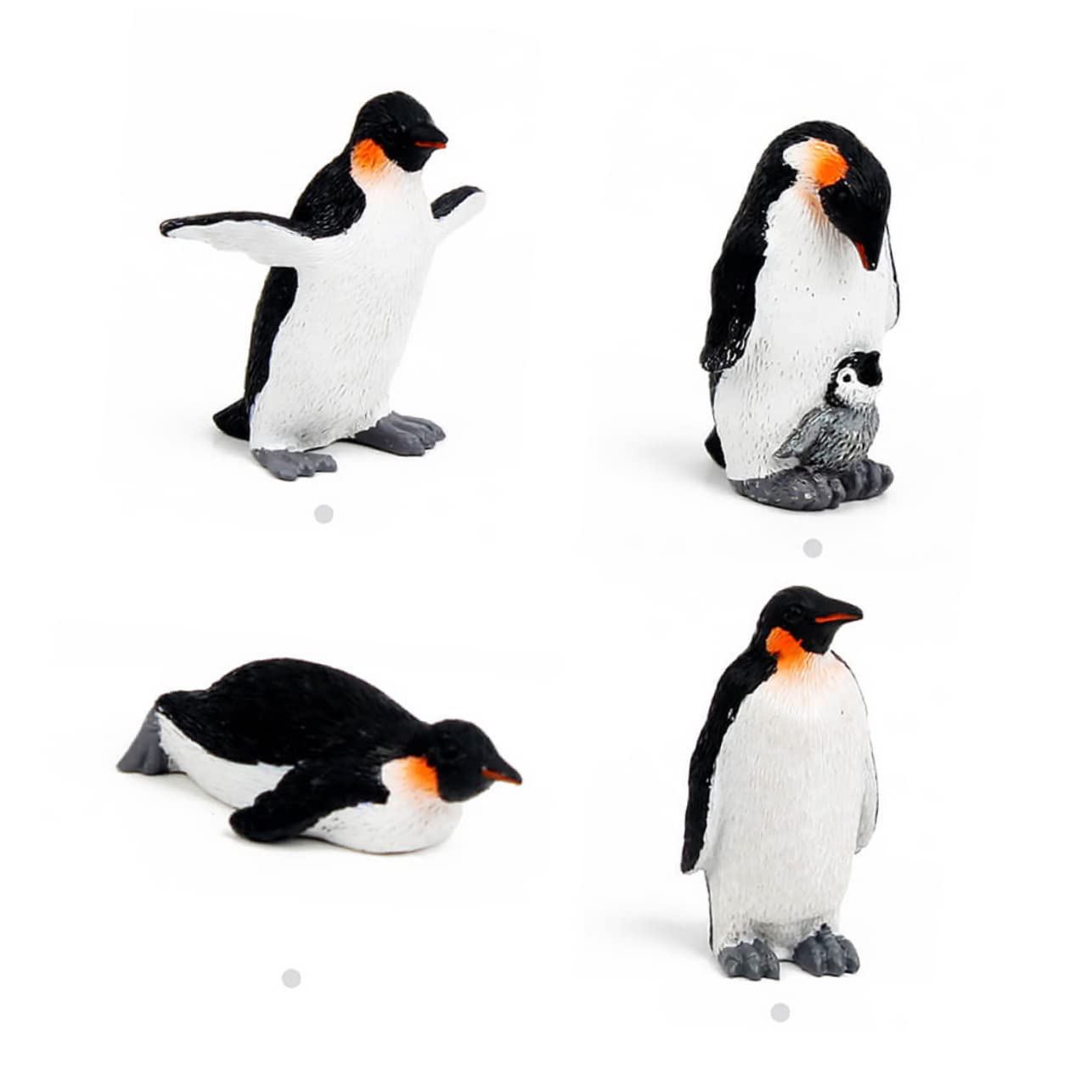 TOYANDONA 1 set Lifelike Simulation Penguin Model Toy Adorable Penguin Digging Desktop Decoration Wild Animal Model for Kids Playset and Educational Fun
