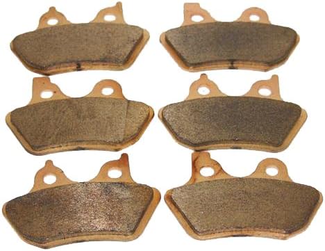 Front and Rear Sintered Brake Pads replacement for Harley Davidson Touring Flhx/flhxi Street Glide 2006 2007