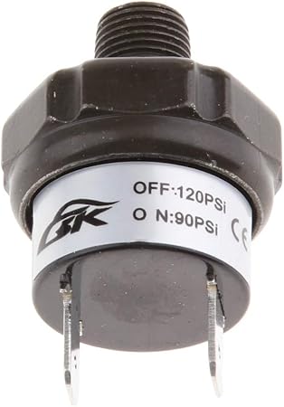 Amazon エアコンプレッサー 圧力スイッチ 空気圧スイッチ 車用 修理 交換 全8サイズ Npt1 8 90 1psi バイク電装用スイッチ 車 バイク