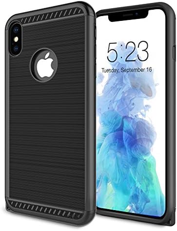 iPhone X Case, Typesee Shockproof Full Protective Anti-Scratch Resistant of Heavy Duty Dual Layer Rugged Case for Apple iPhone X (2017) – Black