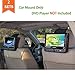 TFY Car Headrest Mount for Portable DVD Player, Also Fit Swivel & Flip Style Portable DVD Players with 9 to 9.5 inch LCD Screens - 2 Pieces