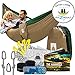 Lazy Monk Portable Camping Hammock Tent - 2 Person Hammocks with Tree Straps - Best Double Parachute Gear