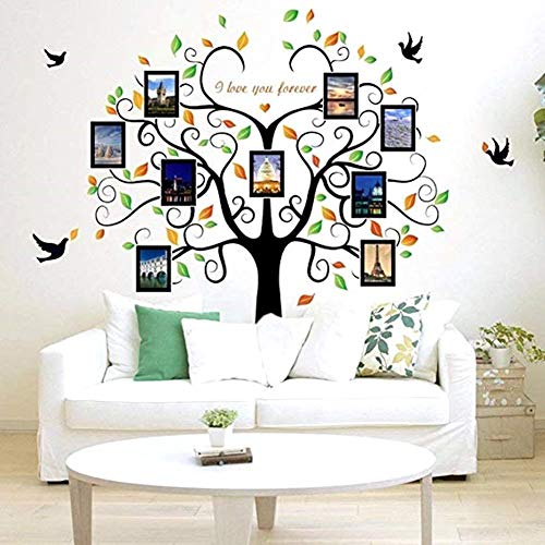 Large Family Tree Wall Decal DecorFamily Tree Picture Frames Wall