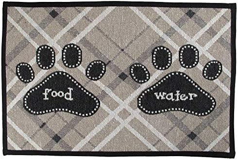 cute dog food mat