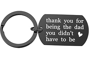 iJuqi Step Dad Gift from Daughter Son - Father's Day Gifts Christmas Gifts for Stepdad, Thank You for Loving Me AS Your Own