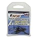 American Fishing Wire Mighty Mini Stainless Steel Snap Swivels, Size #5, 120 lb Test, Gunmetal Black, 5 pc