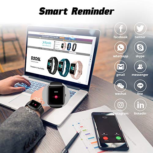 Fitpolo Fitness Tracker, Smart Watch Step Trackers with Heart Rate