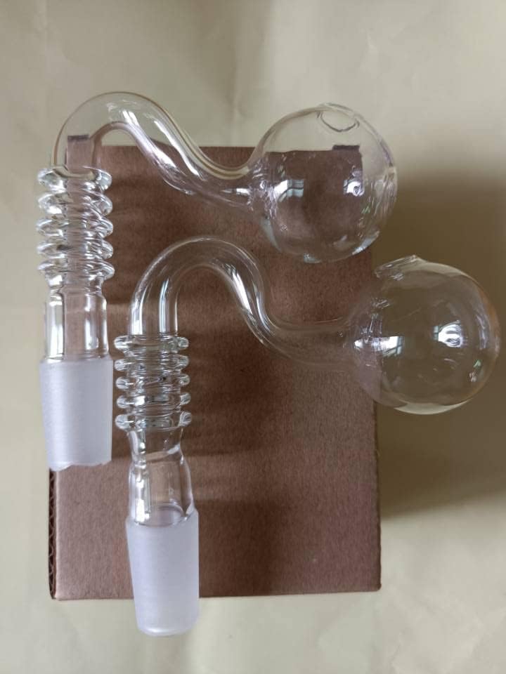 Oil Lamps & Accessories - 2PCS Glass Oil lamp，Reusable 14MM Hand-Made Oil Lamp Burners