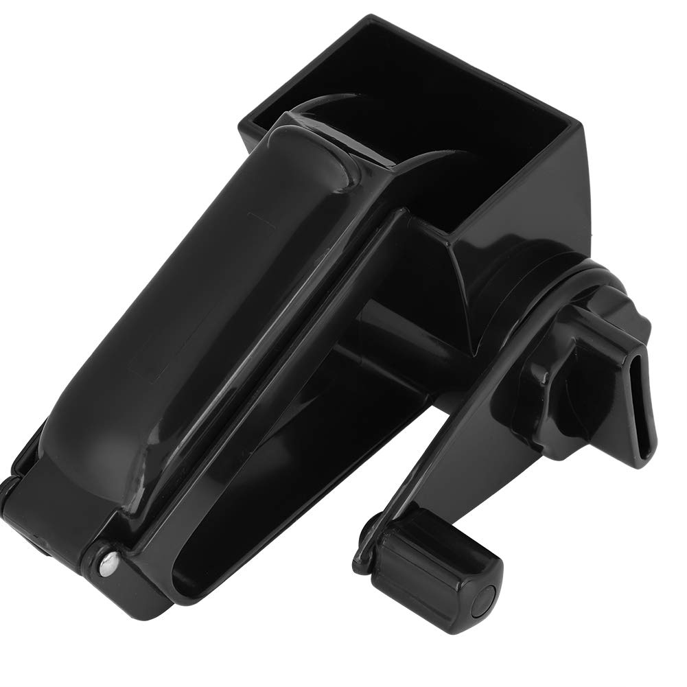 Manual Rotary Cheese Grater, Stainless Steel Rotary Cheese Graters with Stainless Steel Drum, Vegetables Cutter Slicer Shredder, Easy Operation, for Grating Hard Nuts Cheese Chocolate(Black)