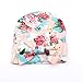 Toptim 4 Pcs Baby Newborn Girl Hat with Bow Infant Bowknot Hats 0-3 M