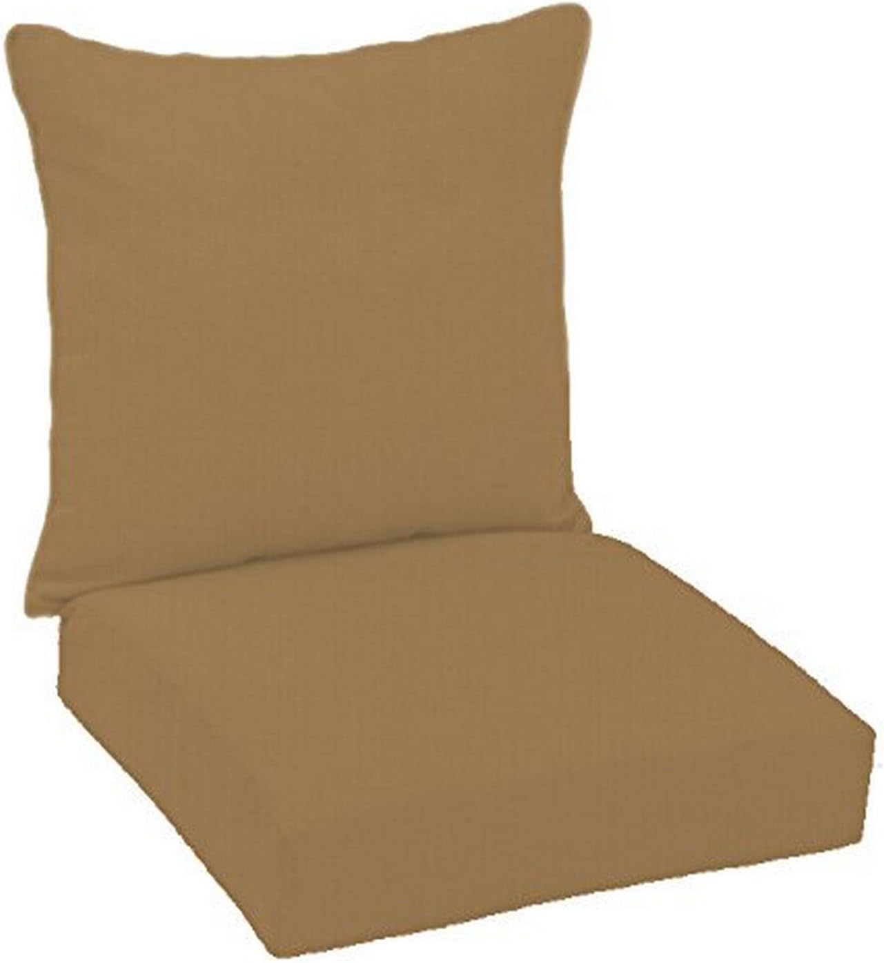 FiberBuilt Umbrellas D0301SB-48080 Hinged Deep Seating Chair Cushion Patio and Lawn Furniture with Sunbrella Fabric, Indigo : Garden & Outdoor